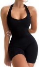 Women's Sexy One Piece Tank Top Sleeveless Open Back Tight Shorts