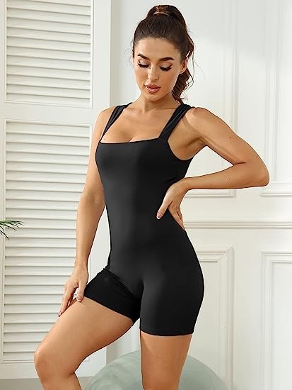 Women's one-piece Skin-tight garment jumpsuit tight sleeveless seamless yoga tights